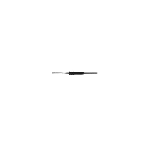 Elettrodo riutilizzabile a lama - asta 70 mm. Attacco 2,4 mm. Per elettrobisturi con collegamento compatibile.