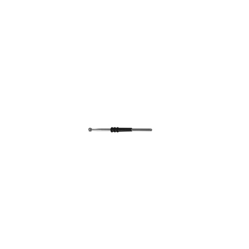 Elettrodo riutilizzabile a sfera - asta 70 mm. Diametro 4 mm. Attacco 2,4 mm. Per elettrobisturi con collegamento compatibile.