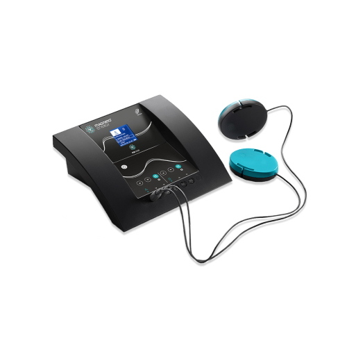 Magneto Energy ME2200, magnetoterapia adattiva a bassa e alta frequenza, due utenti con programmi indipendenti, alimentazione a rete o batteria, memoria delle sedute, solenoidi e borsa inclusi.