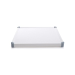 Ripiano optional 40x50 cm in acciaio verniciato a polveri per carrello componibile EOLO a 2 colonne, posizionabile a qualsiasi altezza, compatibile con i modelli CI125B e CI130B, per ampliare la capacità di carico del carrello