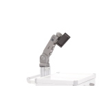 Porta monitor optional per carrello componibile EOLO, montabile sulla colonna a qualsiasi altezza, per il posizionamento sicuro di monitor o dispositivi elettromedicali durante l'assistenza al paziente in reparto o ambulatorio