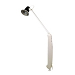 Lampada a LED 6,5W senza stativo, braccio lungo, per illuminazione localizzata durante visite ed esami in studi medici e ambulatori, interruttore a bilanciere, durata media 50.000 ore, flusso luminoso minimo 650 Lumen, presa europea Schuko standard