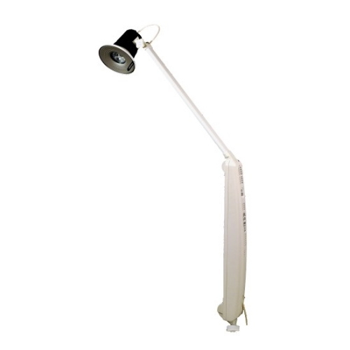 Lampada a LED 6,5W senza stativo, braccio lungo, per illuminazione localizzata durante visite ed esami in studi medici e ambulatori, interruttore a bilanciere, durata media 50.000 ore, flusso luminoso minimo 650 Lumen, presa europea Schuko standard