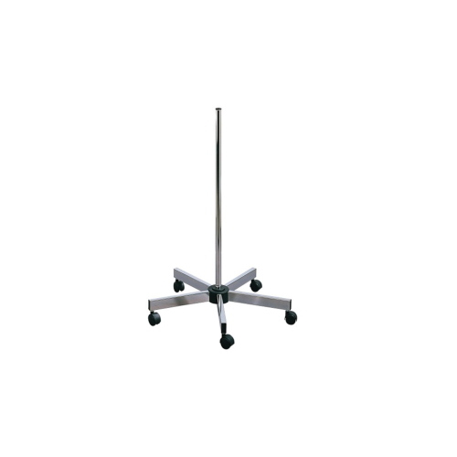 Stativo fisso su ruote per il posizionamento di lampade in studi medici e ambulatori, asta diametro esterno 25 mm, altezza 860 mm, base Ø 60 cm, non adatto a lampade con lente con braccio lungo MO419-MO425