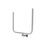 Supporto strumentazione universale per aste con diametro compreso tra 21 e 28 mm, accessorio optional per piantane per ipodermoclisi, per l'appoggio di strumenti e materiali durante la terapia infusionale