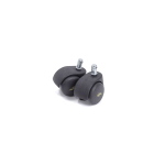 Kit di 2 ruote antistatiche con gambo ad innesto rapido, accessorio di ricambio/sostituzione per piantane per ipodermoclisi, montaggio rapido senza attrezzi, compatibile con i modelli MI425, MI426, MI432, MI435, MI437