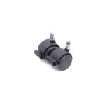 Kit di 2 ruote con freno e gambo ad innesto rapido, accessorio per piantane per ipodermoclisi, blocco stabile in fase di stazionamento, montaggio rapido, compatibile con i modelli MI425, MI426, MI432, MI435, MI437