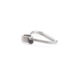 Maniglia in acciaio Inox, accessorio per facilitare lo spostamento della piantana per ipodermoclisi da sala operatoria MI440, compatibile esclusivamente con questo modello, presa sicura e igienizzabile