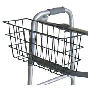 CESTINO PER DEAMBULATORI AD UN PULSANTE MARCA MORETTI - MISURE BASE INFERIORE 35x10x17 cm, BASE SUPERIORE 40x14 cm