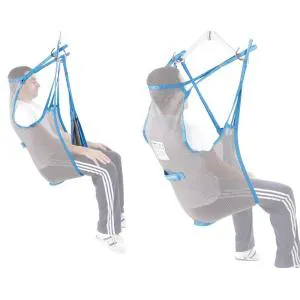 Imbracatura standard in tela, con poggiatesta, taglia L, portata max 250 kg, tessuto poliestere in tela.