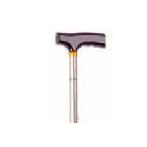 Bastone pieghevole in alluminio anodizzato, colore Bronzo - Brio, portata max 100 kg.