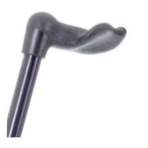 Bastone in alluminio anodizzato, manico anatomico destro - Brio, portata max 110 kg.