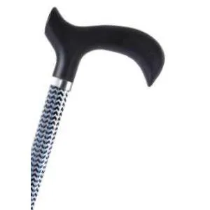 Bastone in alluminio fantasia Scandi, manico Derby - Brio, portata max 100 kg.