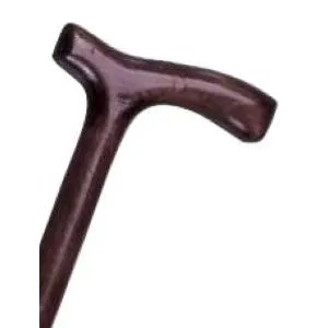 Bastone in legno di faggio, manico a T, Donna - Brio, portata max 90 kg.