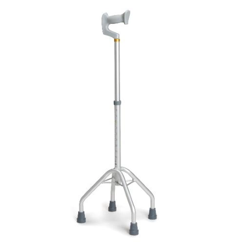 Quadripode con manico aperto, impugnatura anatomica - Brio, portata max 130 kg, confezione da 4 pezzi.