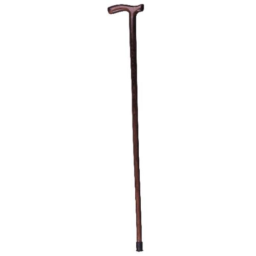 Bastone in legno di faggio, manico a T, Uomo - Brio, portata max 90 kg.