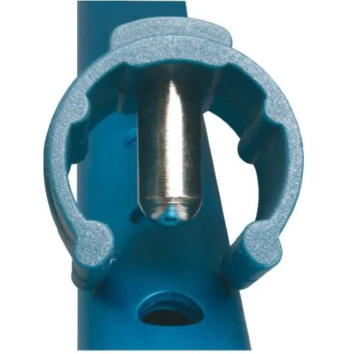 Stampelle avambraccio in alluminio anodizzato - Brio, colore Nero, portata max 100 kg.