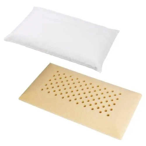 GUANCIALE FORATO ANTISOFFOCAMENTO (70 x 40 x 90 cm) CON FEDERA IN FASCIATO DI TREVIRA CON ZIP - LASTRA IN POLIURETANO ESPANSO - CON RIVESTIMENTO A COMBUSTIONE RITARDATA, REMOVIBILE GRAZIE AD UNA ZIP