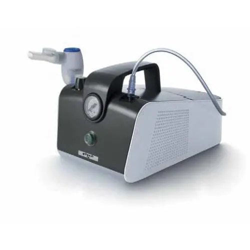 SOFFIO PRO - AEROSOL TERAPIA PROFESSIONALE - A PISTONE SUPER SILENZIOSO - DA TAVOLO - DIMENSIONI CONTENUTE E SEMPLICE DA UTILIZZARE - Ampolla Fasterjet® - filtro Porex®