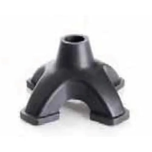 PUNTALE IN GOMMA CON BASE APPESANTITA (Adatto per tubo Ø 18 - 19 mm) CONSENTE DI TENERE IL BASTONE IN POSIZIONE VERTICALE QUANDO NON UTILIZZATO