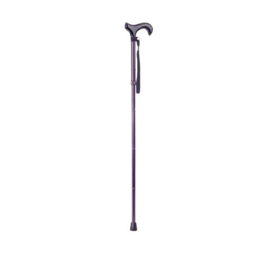 Bastone pieghevole in alluminio anodizzato, manico a T, Donna - Brio, portata max 100 kg.
