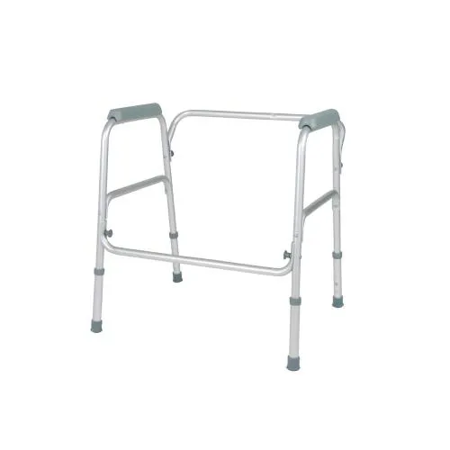 SOSTEGNO PER WC REGOLABILE IN ALTEZZA E SMONTABILE (63 x 49 x h. 60,5÷70,6 cm) - Portata max 100 kg - Alluminio anodizzato - Indispensabile per agevolare il sedersi e il sollevarsi del paziente idoneo per qualsiasi WC