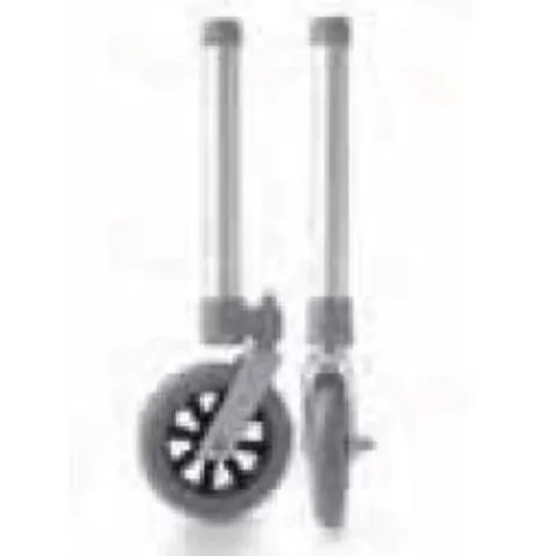 GAMBE (PAIO) (Ø 12 cm) A 8 FORI CON RUOTE PIROETTANTI PER DEAMBULATORI - VENDITA AL PAIO