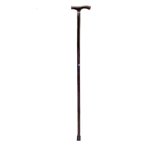 Bastone in legno di faggio con anello, manico a T, Donna - Brio, portata max 90 kg.