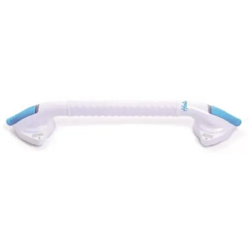 MANIGLIA A VENTOSA 50 cm - FACILI E VELOCI DA MONTARE - UTILIZZABILI SIA ORIZZONTALMENTE CHE VERTICALMENTE - IDEALE PER PERSONE CON DIFFICOLTA' NELL'ALZARSI E SEDERSI SUL WC