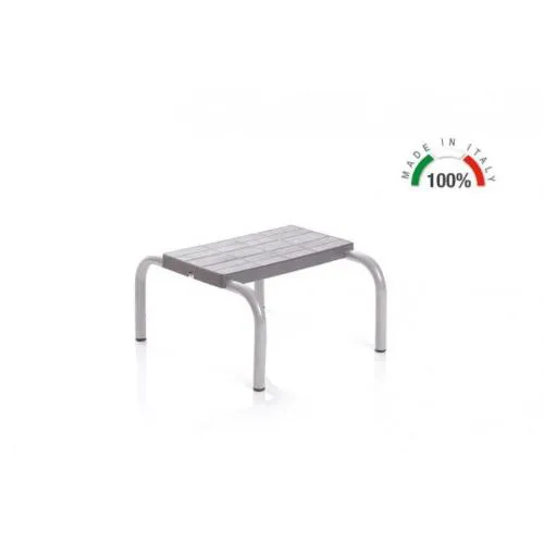 PREDELLINO AD UN GRADINO ANTISCIVOLO IN ACCIAIO CROMATO (Portata max: 150kg)