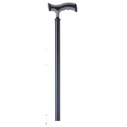 Bastone in alluminio anodizzato, puntale base larga, colore Midnight - Brio, portata max 110 kg.