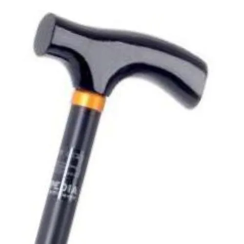 Bastone in alluminio anodizzato, impugnatura in legno - Brio, portata max 110 kg.