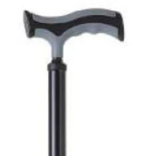 Bastone in alluminio anodizzato, puntale base larga, colore Midnight - Brio, portata max 110 kg.