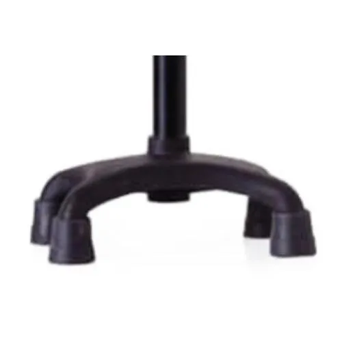 Bastone in alluminio anodizzato, puntale base quadripode, colore Midnight - Brio, portata max 110 kg.