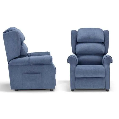 NUVOLA - Poltrona relax, colore (Sofia 06), 79x91xh114 cm. Lift-Relax motorizzato con funzione alzapersona (metti in piedi), roller system, doppia tavoletta prolunga piedi e Sistema ADAPTA elettrico. Portata 130 kg.
