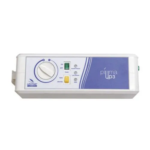 PIUMA UP3 - KIT ANTIDECUBITO A CICLO ALTERNATO E STATICO - Materasso Nylon+PVC (196 x P:86 x H:13 cm) 17 ELEMENTI INTERCAMBIABILI - COMPRESSORE CON REGOLAZIONE - SISTEMA DI ALLARME BASSA PRESSIONE - PREVENZIONE PIAGHE DA DECUBITO DI III STADIO