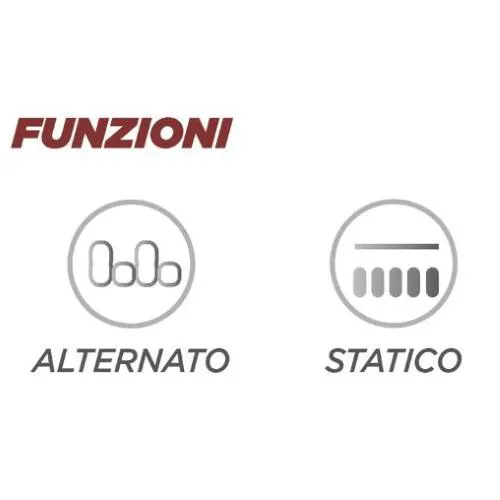 DOMUS 3 - KIT ANTIDECUBITO A CICLO ALTERNATO E STATICO - A 2 VIE - Materasso Nylon® + TPU traspirante/ impermeabile (200 x 90 x 13 h cm) 17 ELEMENTI INTERCAMBIABILI E COMPRESSORE CON REGOLAZIONE - PER PIAGHE DA DECUBITO FINO AL III STADIO