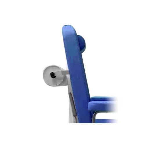 POLTRONA MULTIFUNZIONE ELETTRICA - CON RUOTE – 3 SEZIONI – 4 MOTORI - (BLU - LARGHEZZA 60 CM) CON POGGIA TESTA - H SEDUTA: 52 A 92 CM - POSIZIONE DI TRENDELENBURG FINO A 15° - COMPLETA DI PORTAROTOLO E PORTA TELECOMANDO - IN ECOPELLE - PORTATA MAX 200 KG