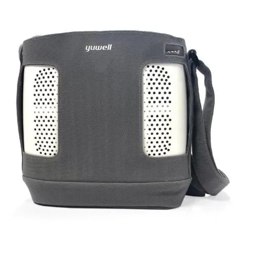 CONCENTRATORE DI OSSIGENO – PORTATILE CON ALIMENTAZIONE A BATTERIA - Ad alta concentrazione (87% – 96%), leggero e portatile - Con borsa a tracolla - Regolazione del flusso su 4 livelli - Display LCD con indicazione della batteria