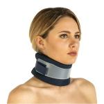 Collare Cervicale Semirigido H. 7 CM - Taglia S (23-28 cm) - Colore blu: Chiusura a velcro regolabile, schiuma di poliuretano di media intensità, traspirante, 100% cotone a contatto con la pelle, ipoallergenico.