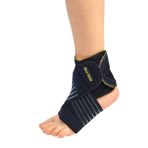Cavigliera Elastica con Bendaggio a 8 - Baby - BABY - Colore blu: Banda elastica funzionale che riproduce il classico bendaggio ad 8, regolabile con velcro.