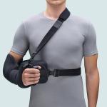 b:joynz Shoulder Immobilizer 15 - Taglia unica - Colore nero: immobilizzazione della spalla in abduzione a 15 gradi, imbottitura in schiuma anatomica, impugnatura preformata, cinghia antirotazione, modello ambidestro.