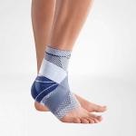 Bauerfeind MalleoTrain Plus - Lato Destro - Taglia 1 (circonf. caviglia 17-19 cm) - Colore Titan: stabilizzazione elevata dell'articolazione tibio-tarsica con sistema di cinghie ad 8, pelotte mediali e laterali per maggiore stabilità.