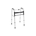 Deambulatore pieghevole a 4 puntali, alluminio anodizzato, taglia M. Portata max 130 kg.