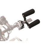 Impugnatura acceleratore tetra; impugnatura maggiorata per la leva acceleratore, pensata per persone con presa ridotta (tetraplegia) per propulsore Tiboda.