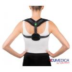 Correttore Posturale Zero Impact Eumedica - Taglia unica: aiuta a mantenere una postura corretta delle spalle, design regolabile per uomo e donna, utilizzabile in ogni momento della giornata.