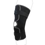 Newmesh Aste Artic. Ap.Front. Tenortho - Taglia XS (33/39 cm): Ginocchiera aperta in tessuto spacer con aste articolate. Tessuto spacer, elastico, 100% traspirante. Aste articolate policentriche in alluminio (E8°- F120°). Apertura frontale.