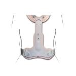 PS Tenortho - Colore Beige: Stabilizzatore sterno-dorsale per collare bivalva tipo "Philadelphia". Struttura bivalva rigida in Kydex e semirigida in plastazote. Perni di sicurezza per unire collare e stabilizzatore. Chiusure laterali a velcro.