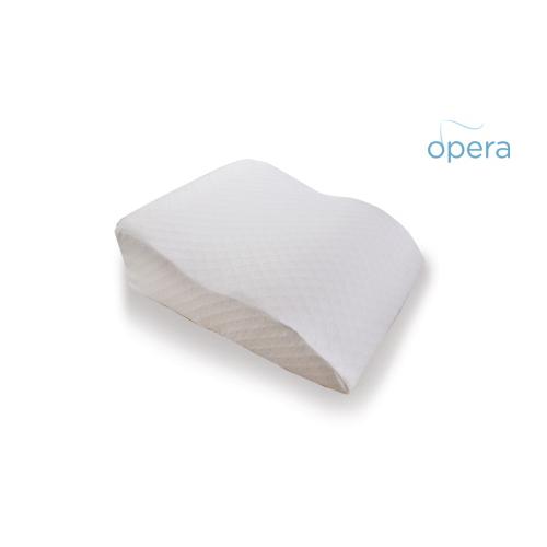 Posizionatore a doppia onda per gambe e schiena, rivestimento in poliestere, L 67x54x20 cm, con memory foam, sfoderabile, forma a doppia onda, dimensioni: L 67 x P 54 x H 20 cm, rivestimento sfoderabile, base in poliuretano tagliato.