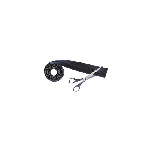 Silicone conduttivo a matassa da 1 m x 5 cm, spinotto diametro 2 mm, per elettroterapie professionali e TENS compatibili.